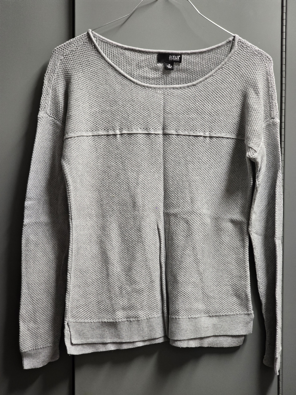 a.n.a Light Gray Crewneck Sweater